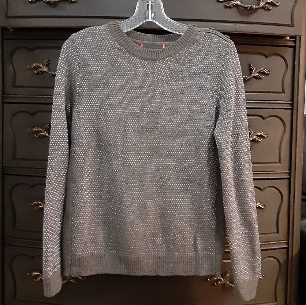 JF Grey Glitter Sweater